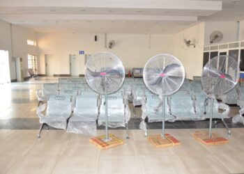 Kano pilgrims board donates chairs, fans to Hajj terminal at Kano airport