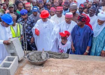 Governor Yusuf lays foundation for construction of N1.3bn modernized secondary school in Kano